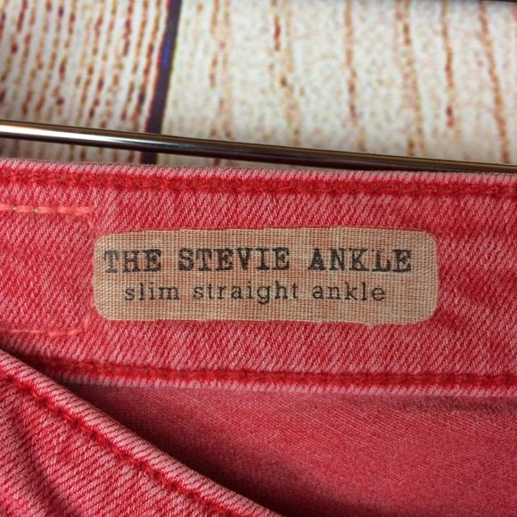 **SOLD** The Stevie Ankle Slim Straight Jeans 26R - Picture 6 of 8